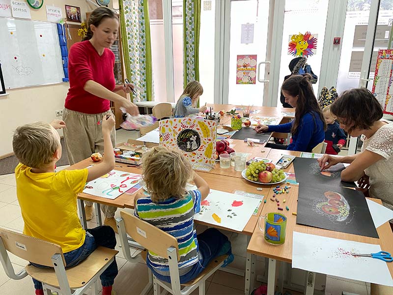 Осенний натюрморт. Урок для детей и взрослых