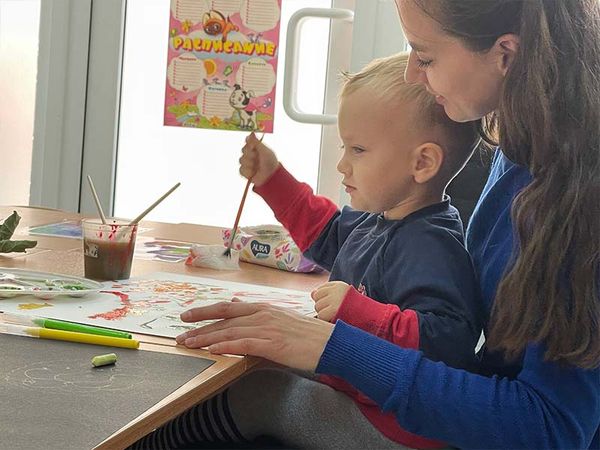 Сезонный натюрморт.  Как рисовать в семейном формате (мама+малыш)