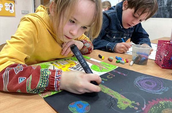 История про Ладика и Полину, или как не мешать ребенку рисовать с фантазией